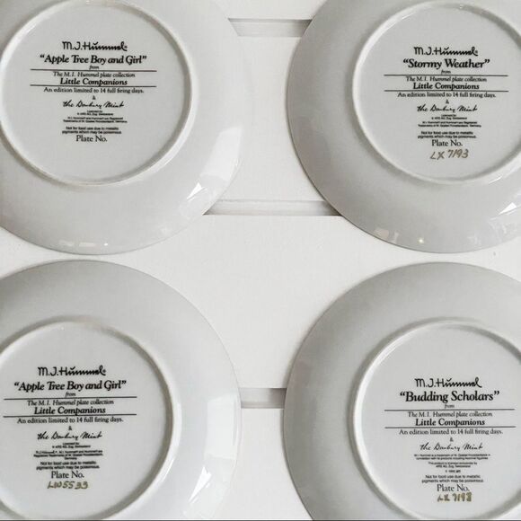 M.J. Hummel Lot of 9 Little Companions Danbury Mint Collectors Plates - Picture 10 of 10